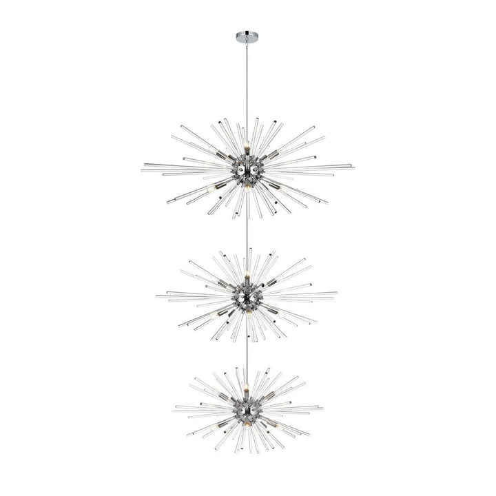 Elegant Sienna 2502G46L3C Chandelier Light - Chrome