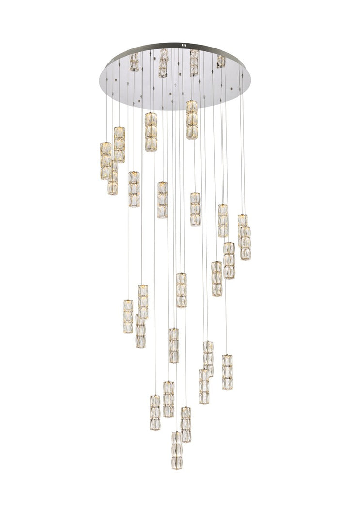 Elegant Polaris 3500D42C Chandelier Light - Chrome