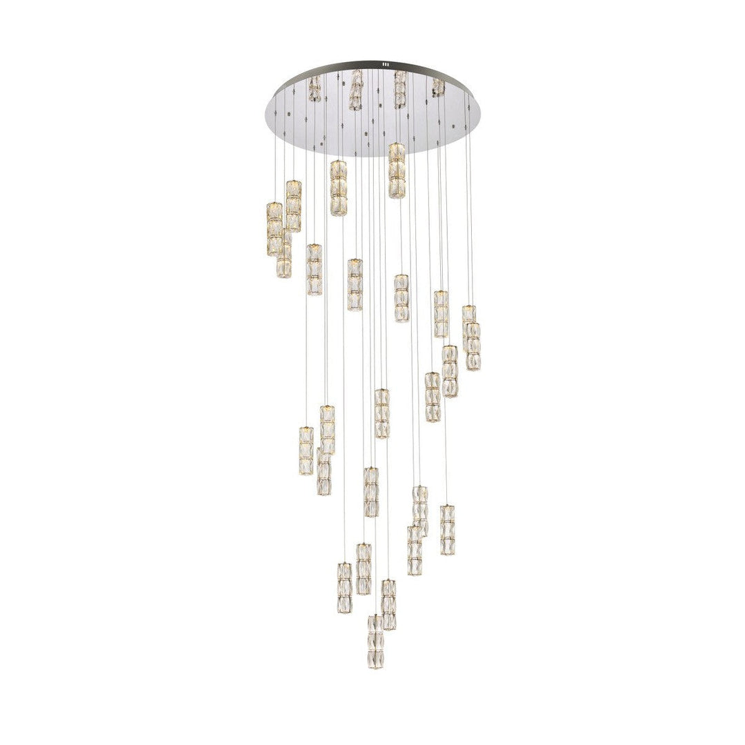 Elegant Polaris 3500D42C Chandelier Light - Chrome