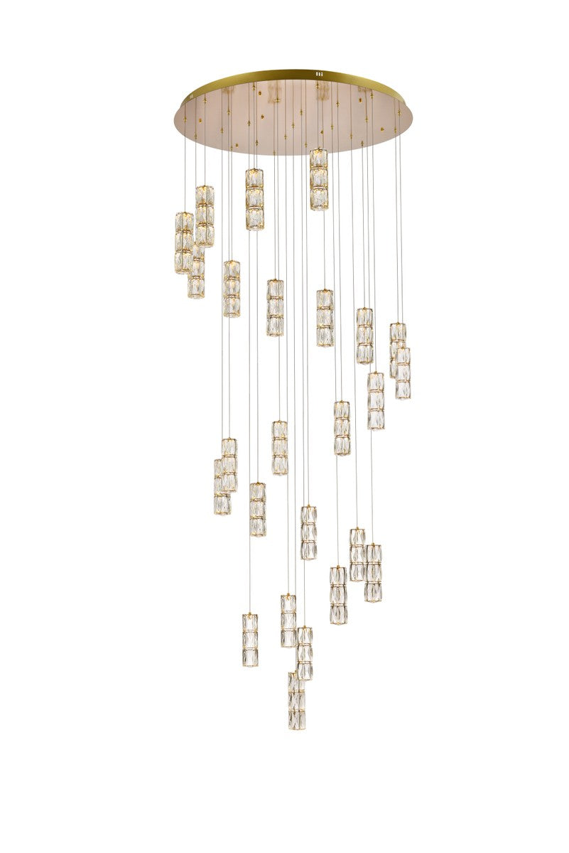 Elegant Polaris 3500D42G Chandelier Light - Gold