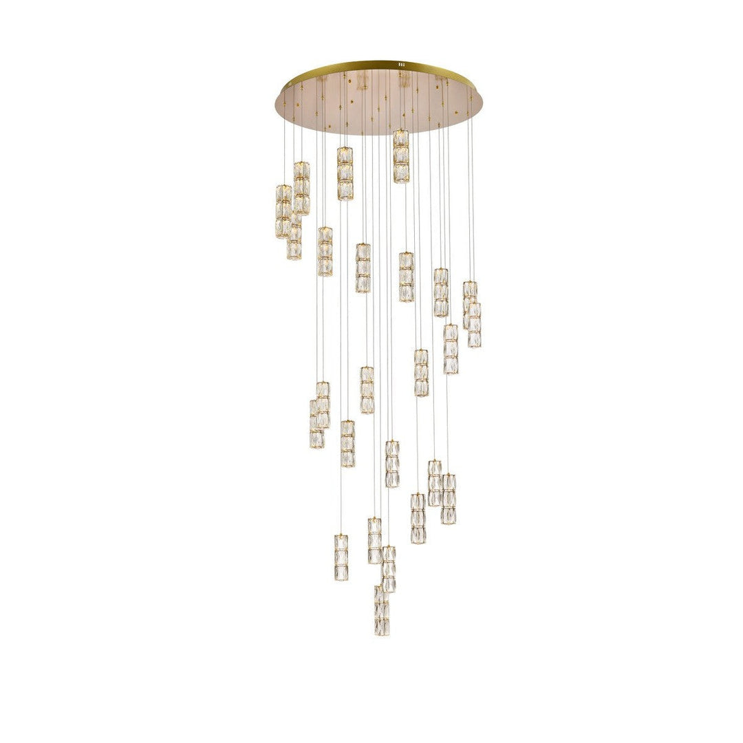 Elegant Polaris 3500D42G Chandelier Light - Gold