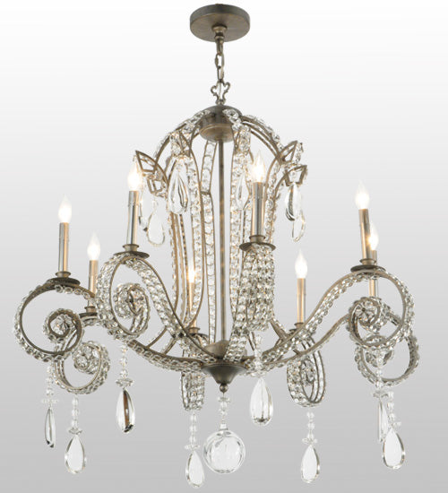 Meyda Tiffany Lucerne 137323 Chandelier Light - Antique Copper