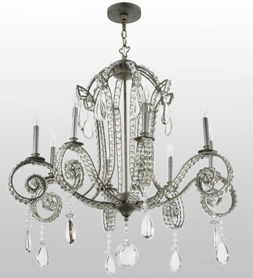 Meyda Tiffany Lucerne 137323 Chandelier Light - Antique Copper