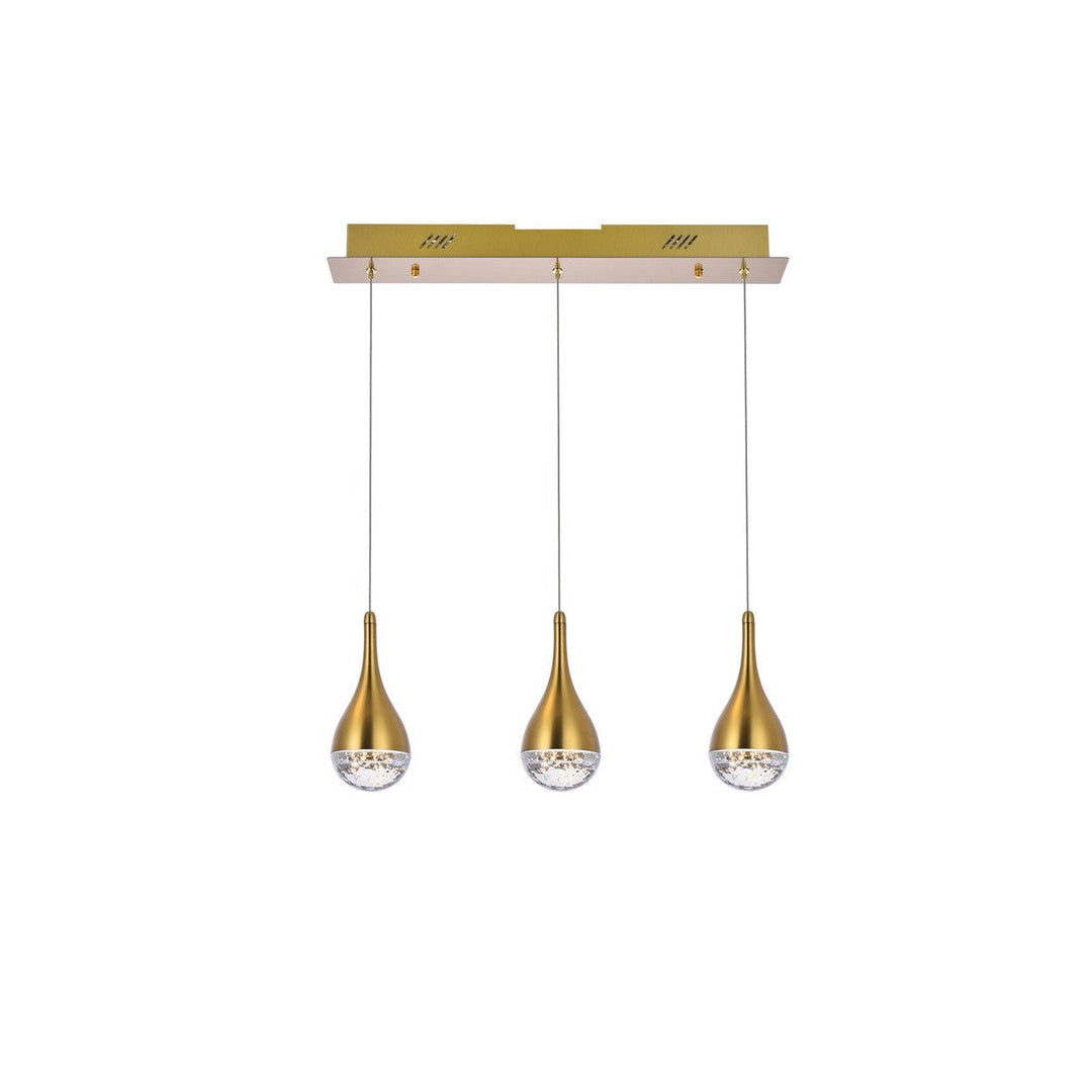 Elegant Amherst 3803D24SG Pendant Light - Satin Gold