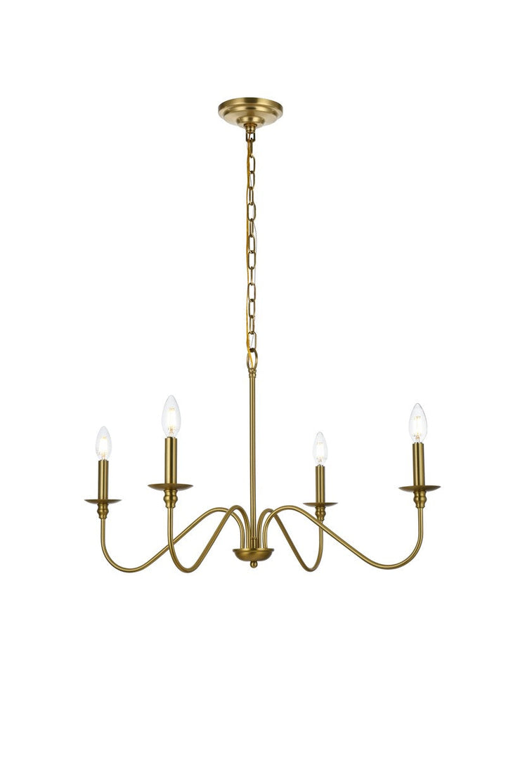 Elegant Rohan LD5006D30SG Chandelier Light - Satin Gold