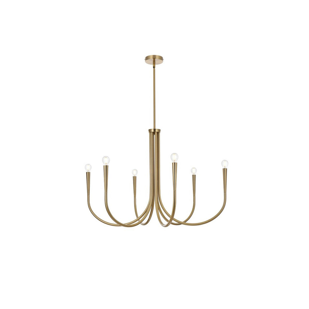 Elegant Layne LD722D36SG Chandelier Light - Gold