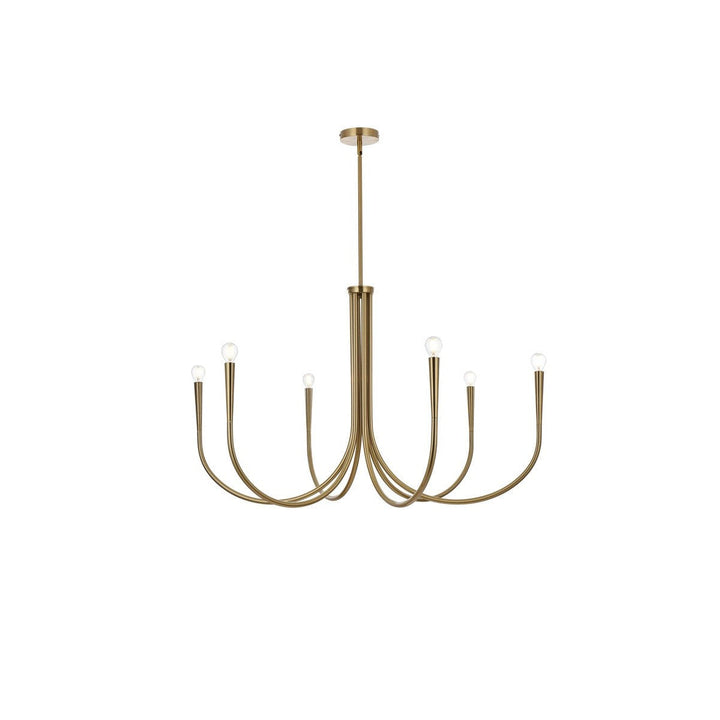 Elegant Layne LD722D42SG Chandelier Light - Gold