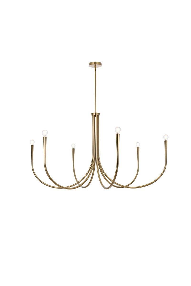 Elegant Layne LD722D50SG Chandelier Light - Gold