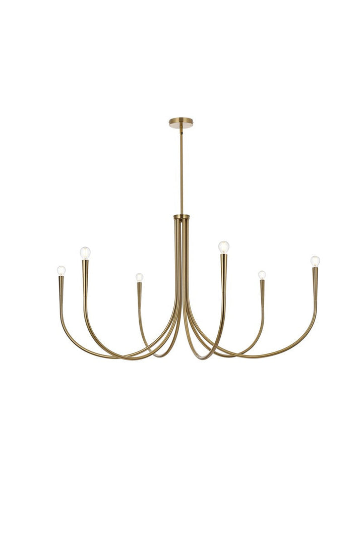 Elegant Layne LD722D50SG Chandelier Light - Gold