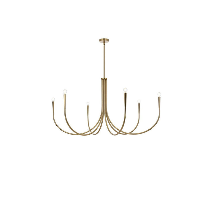 Elegant Layne LD722D55SG Chandelier Light - Gold