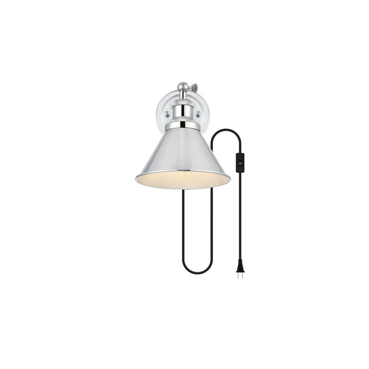 Elegant Blaise LD7329W7CH Wall Sconce Light - Chrome