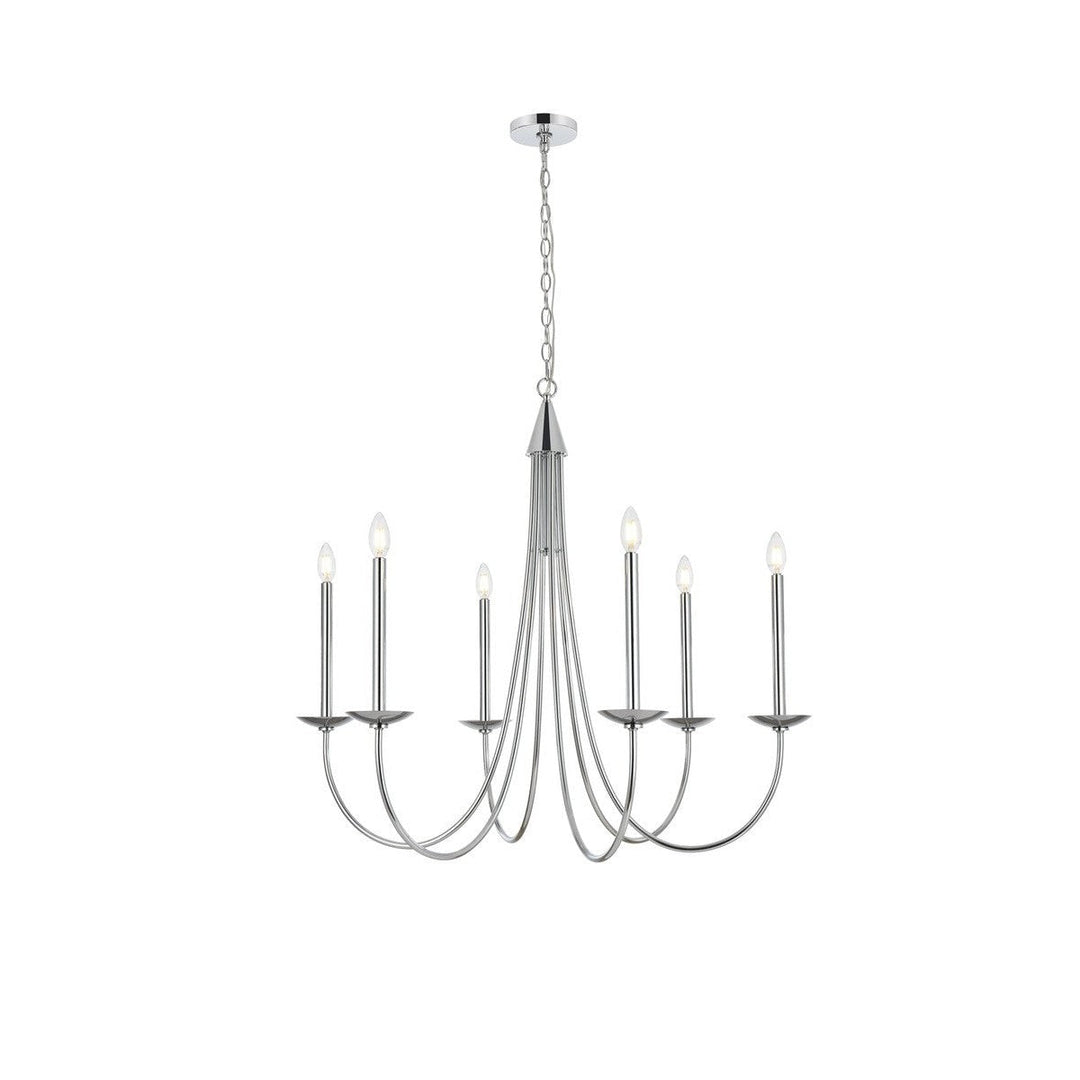 Elegant Cohen LD810D36C Chandelier Light - Chrome