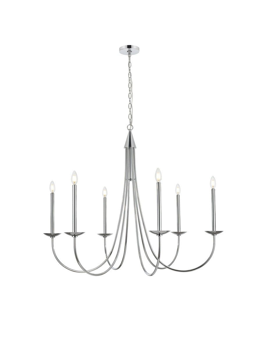 Elegant Cohen LD810D42C Chandelier Light - Chrome