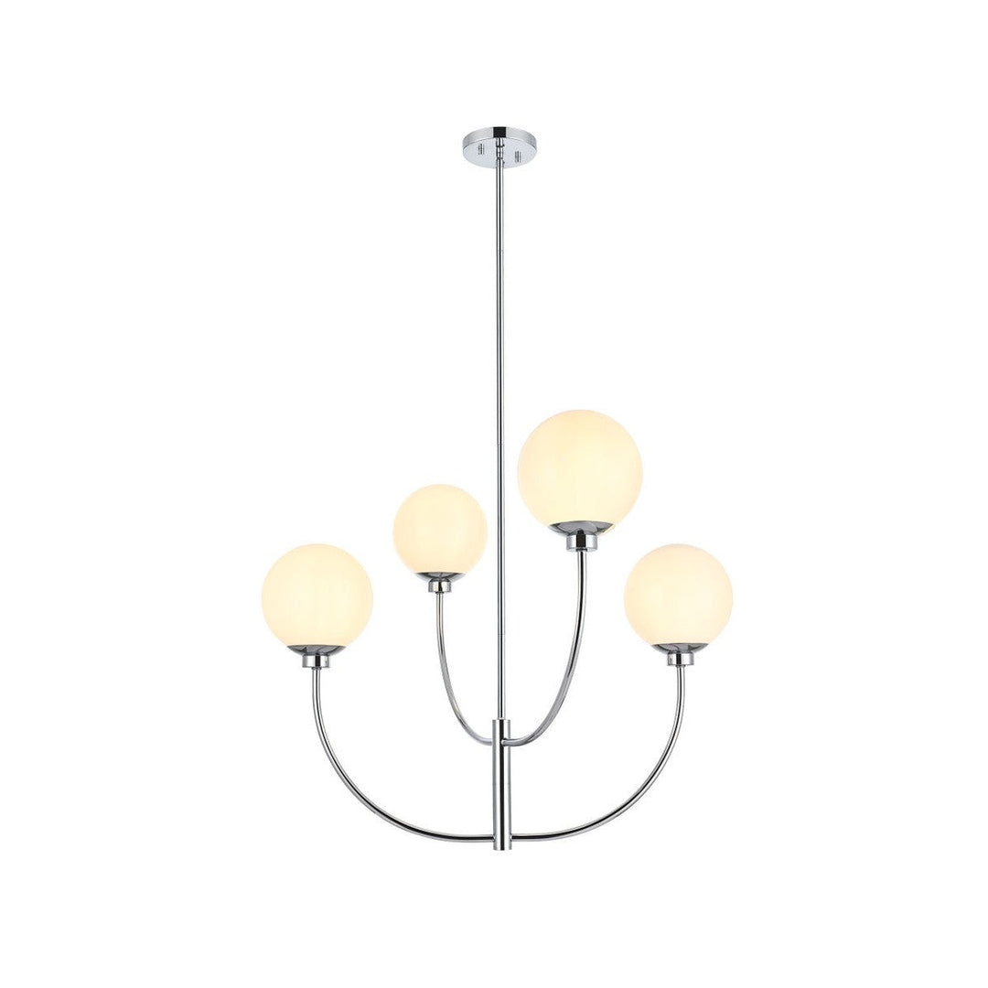 Elegant Nyomi LD814D30C Chandelier Light - Chrome