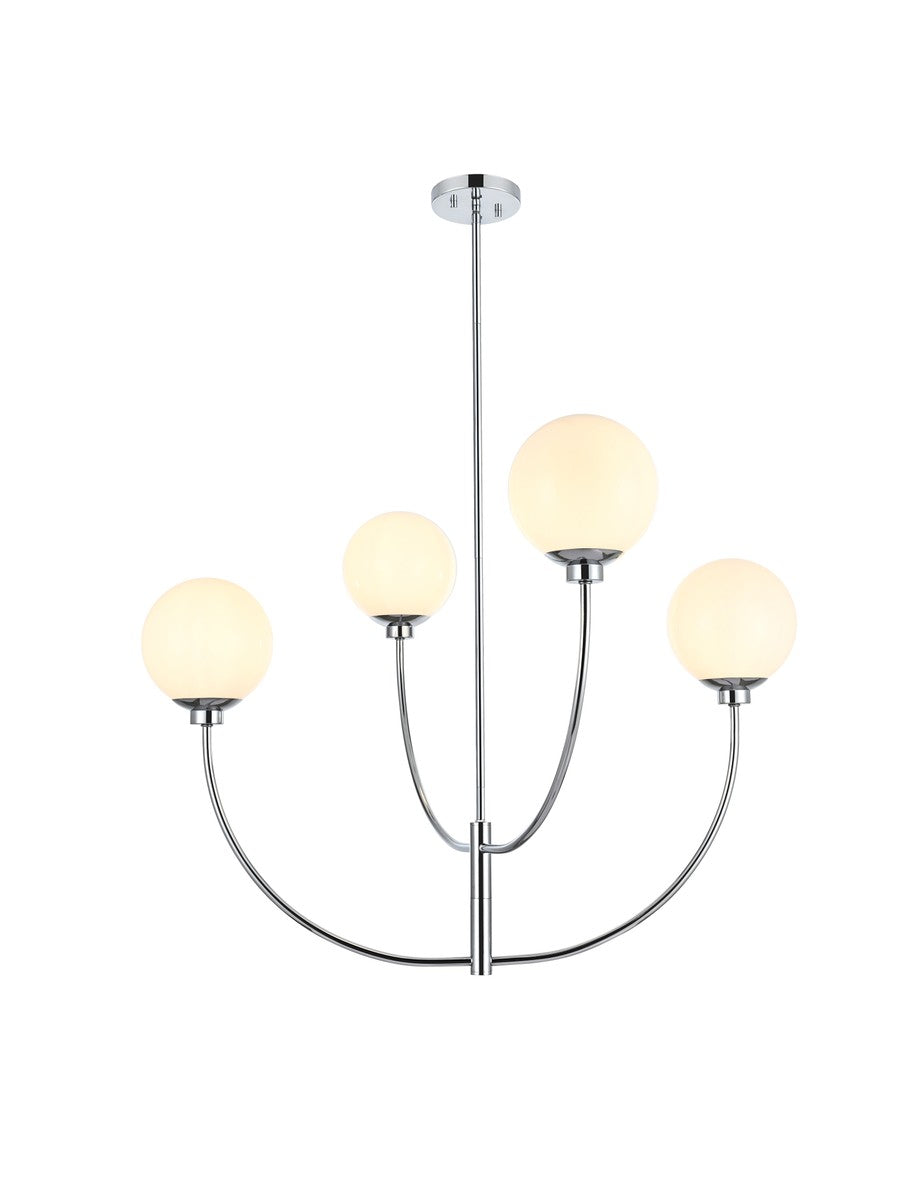 Elegant Nyomi LD814D36C Chandelier Light - Chrome