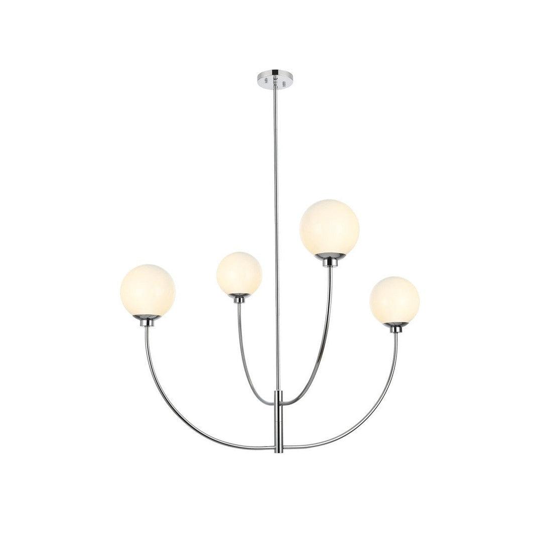 Elegant Nyomi LD814D42C Chandelier Light - Chrome