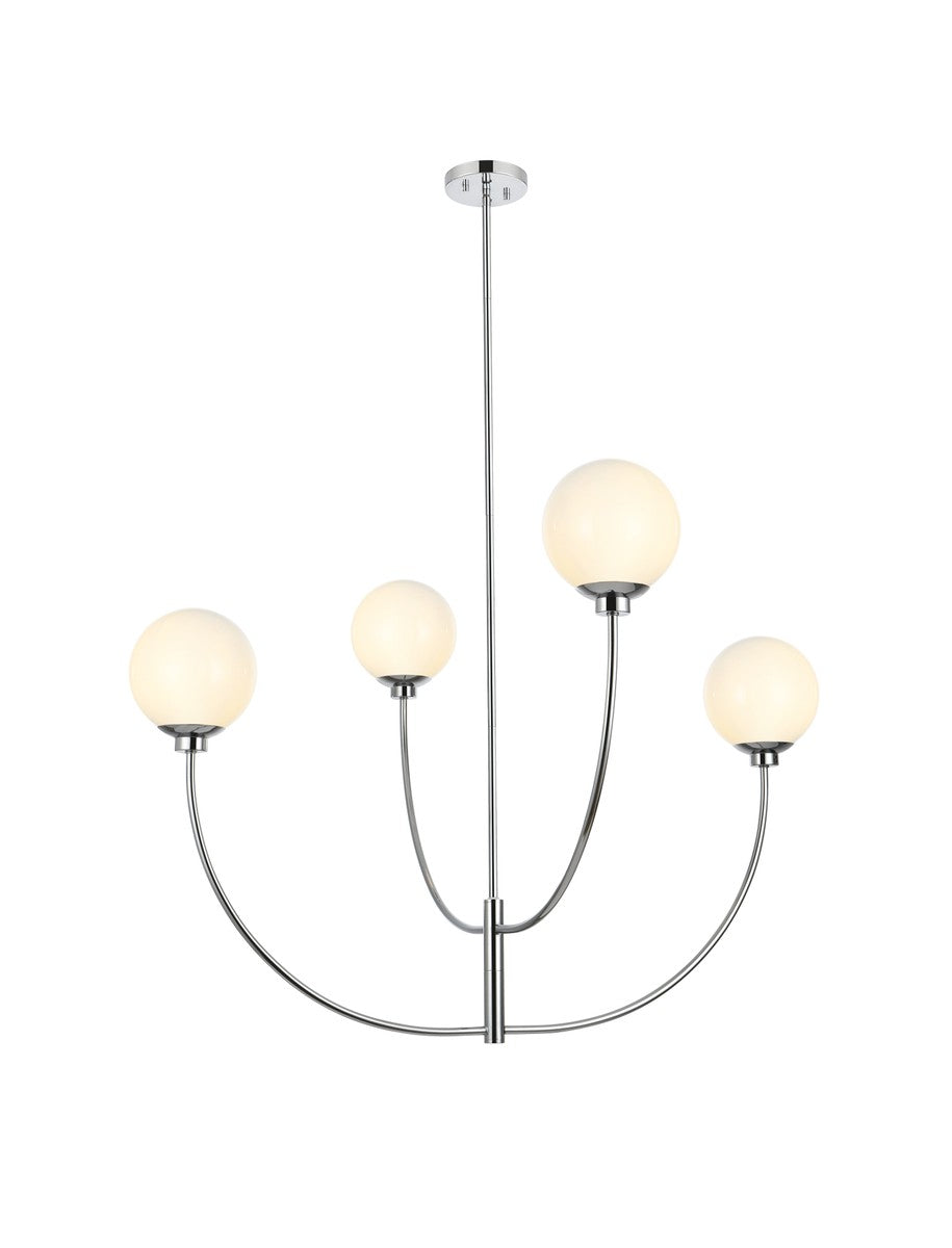 Elegant Nyomi LD814D42C Chandelier Light - Chrome