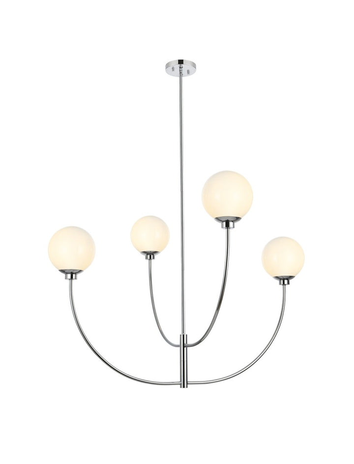 Elegant Nyomi LD814D42C Chandelier Light - Chrome