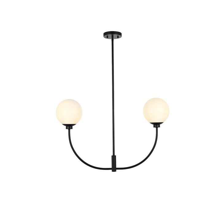 Elegant Nyomi LD816D30BK Chandelier Light - Black