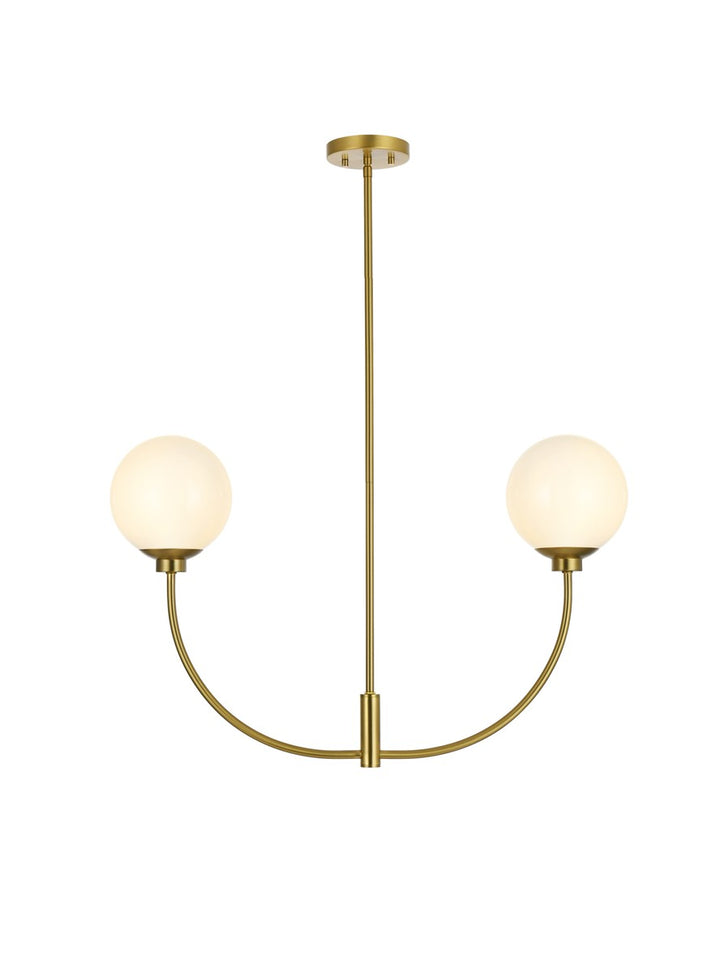 Elegant Nyomi LD816D30SG Chandelier Light - Satin Gold