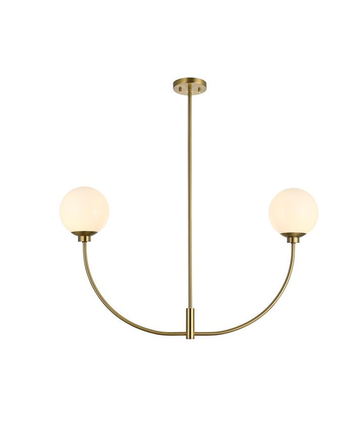 Elegant Nyomi LD816D36SG Chandelier Light - Satin Gold