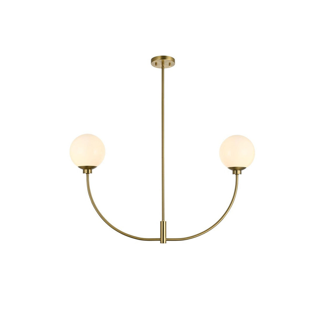 Elegant Nyomi LD816D36SG Chandelier Light - Satin Gold