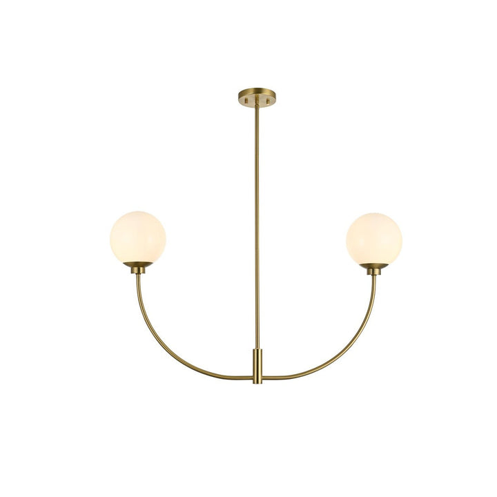 Elegant Nyomi LD816D36SG Chandelier Light - Satin Gold