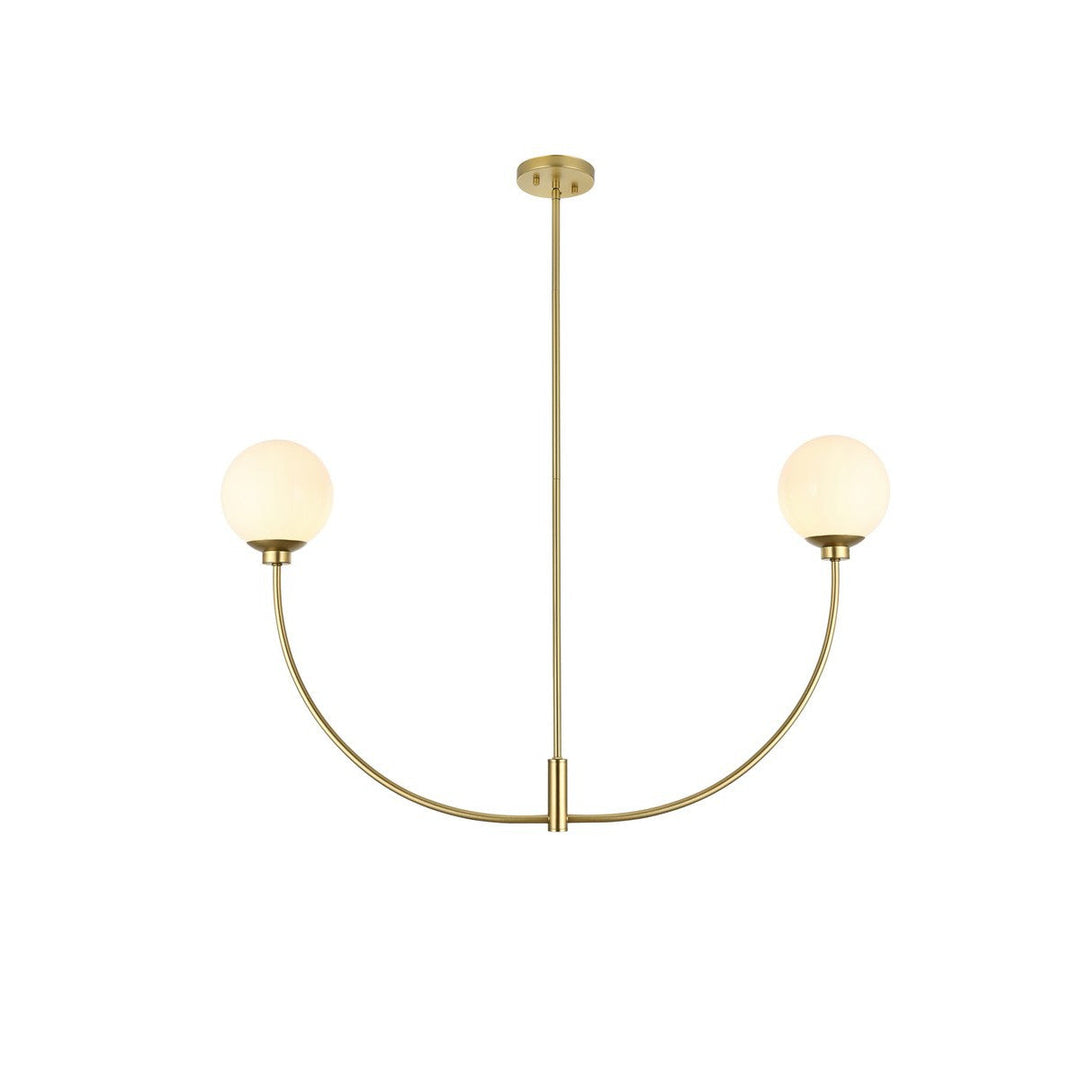 Elegant Nyomi LD816D42BR Chandelier Light - Brass