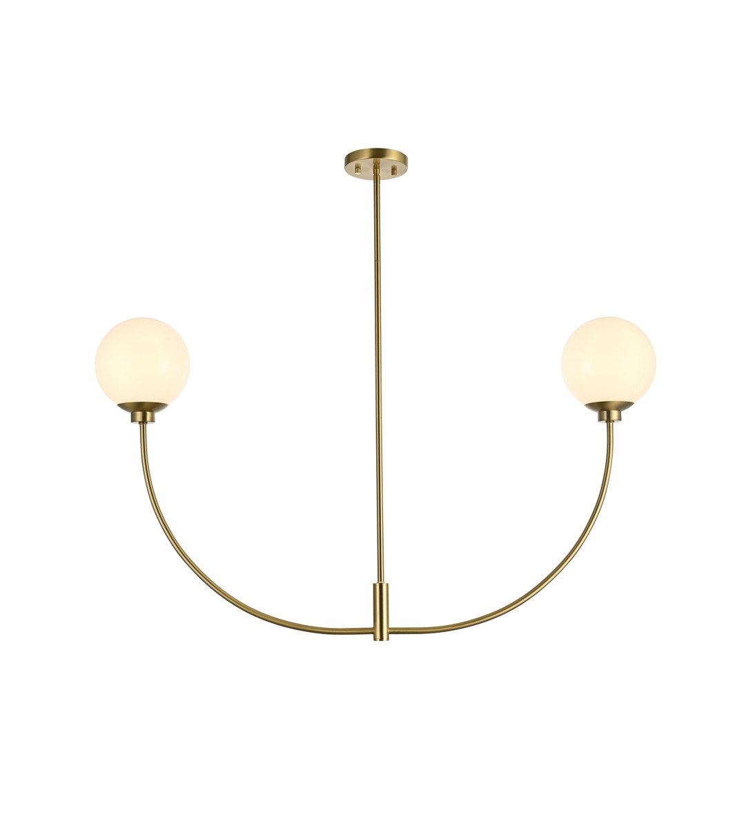 Elegant Nyomi LD816D42SG Chandelier Light - Satin Gold