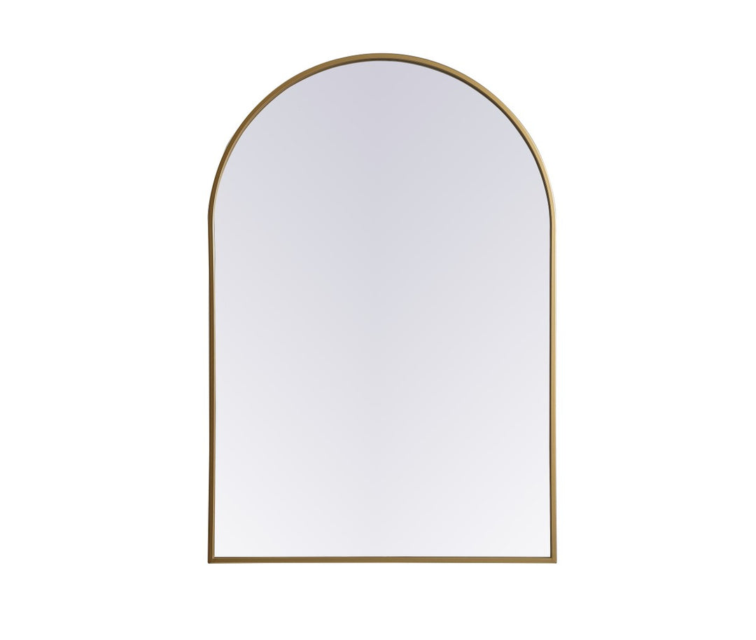 Elegant Lighting MR1A2740BRS Modern Ayra Mirror Brass