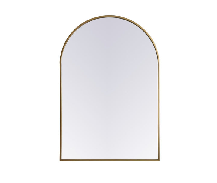 Elegant Lighting MR1A2740BRS Modern Ayra Mirror Brass