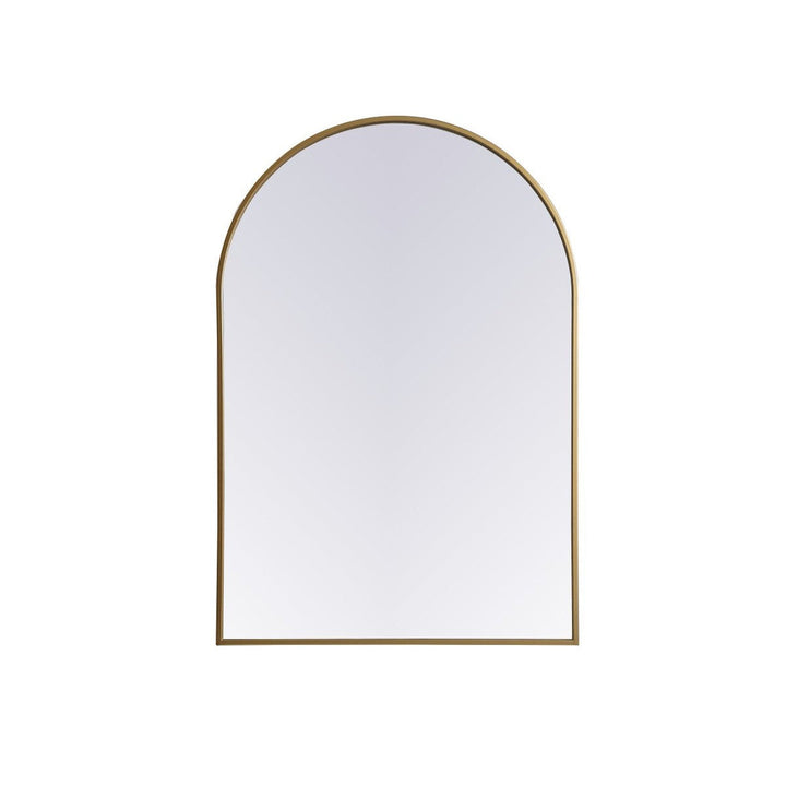 Elegant Lighting MR1A2740BRS Modern Ayra Mirror Brass