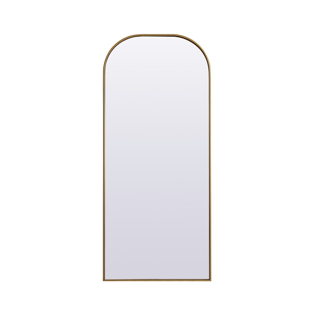 Elegant Lighting MR1B2866BRS Modern Blaire Mirror Brass