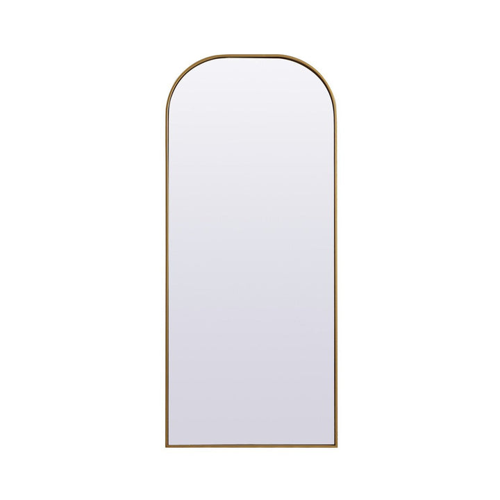 Elegant Lighting MR1B2866BRS Modern Blaire Mirror Brass