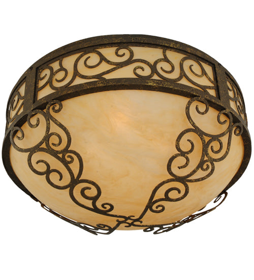 Meyda Tiffany Lilliana 137511 Ceiling Light - Vintage Copper