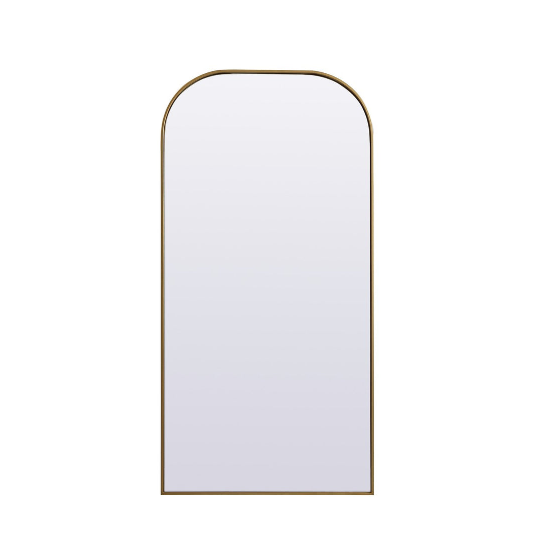 Elegant Lighting MR1B3266BRS Modern Blaire Mirror Brass