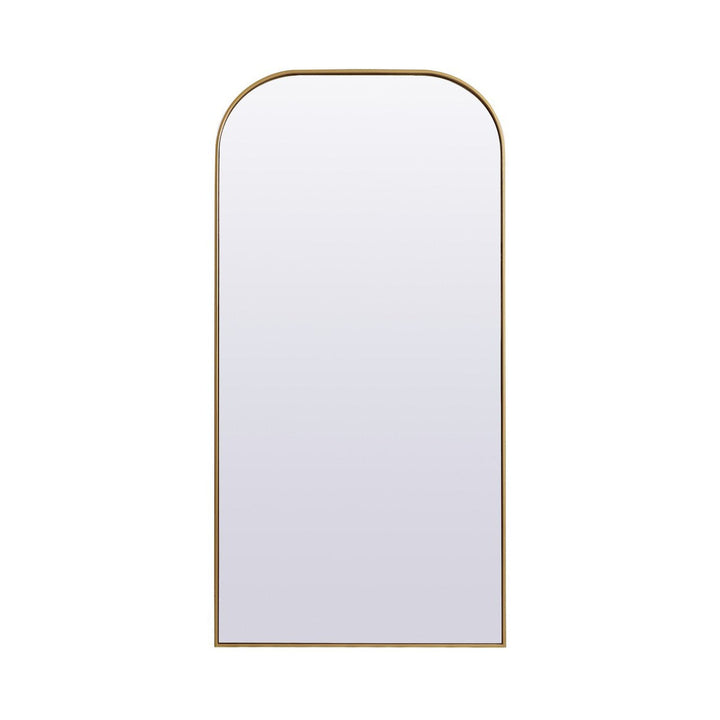 Elegant Lighting MR1B3572BRS Modern Blaire Mirror Brass