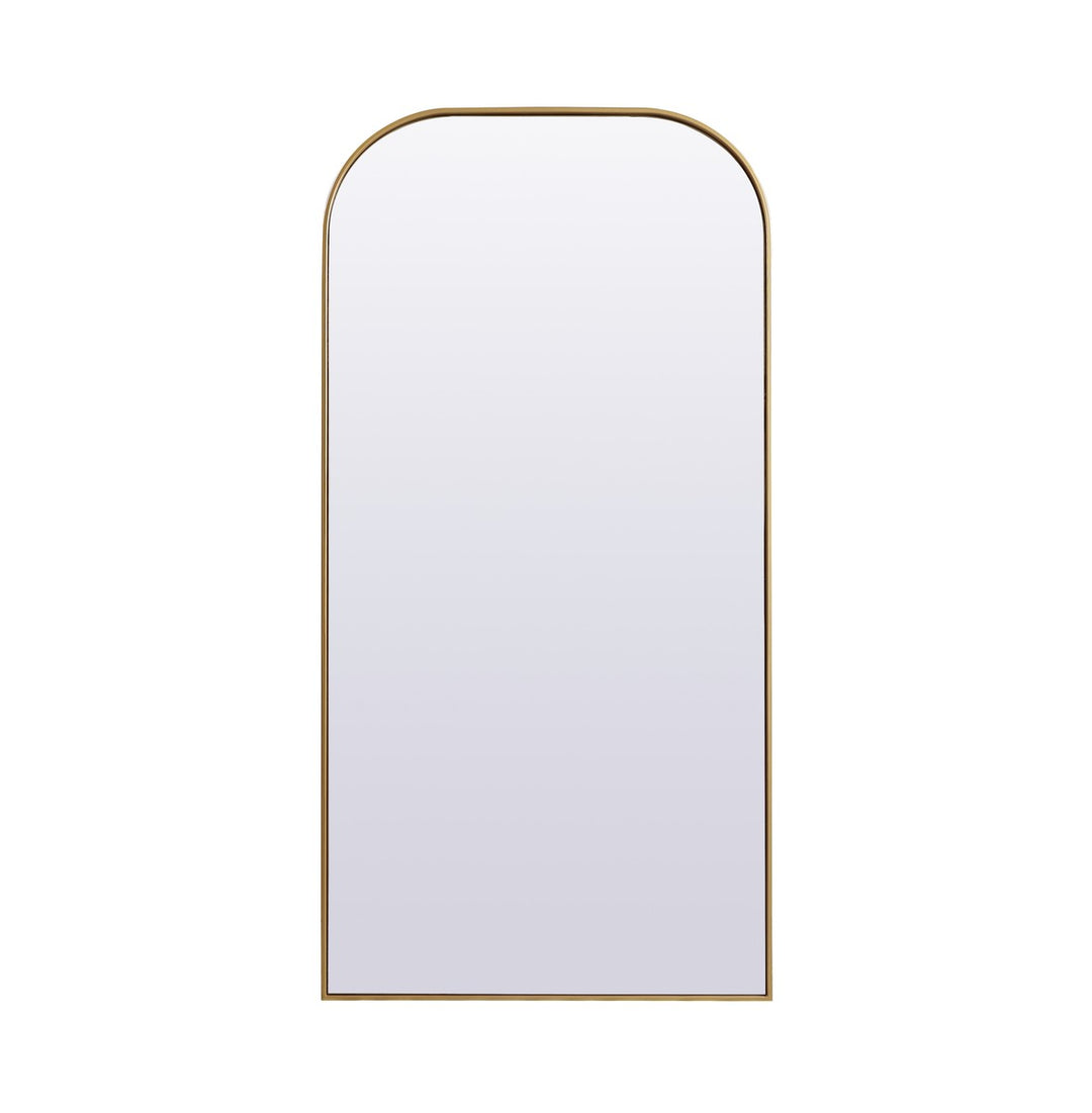 Elegant Lighting MR1B3572BRS Modern Blaire Mirror Brass