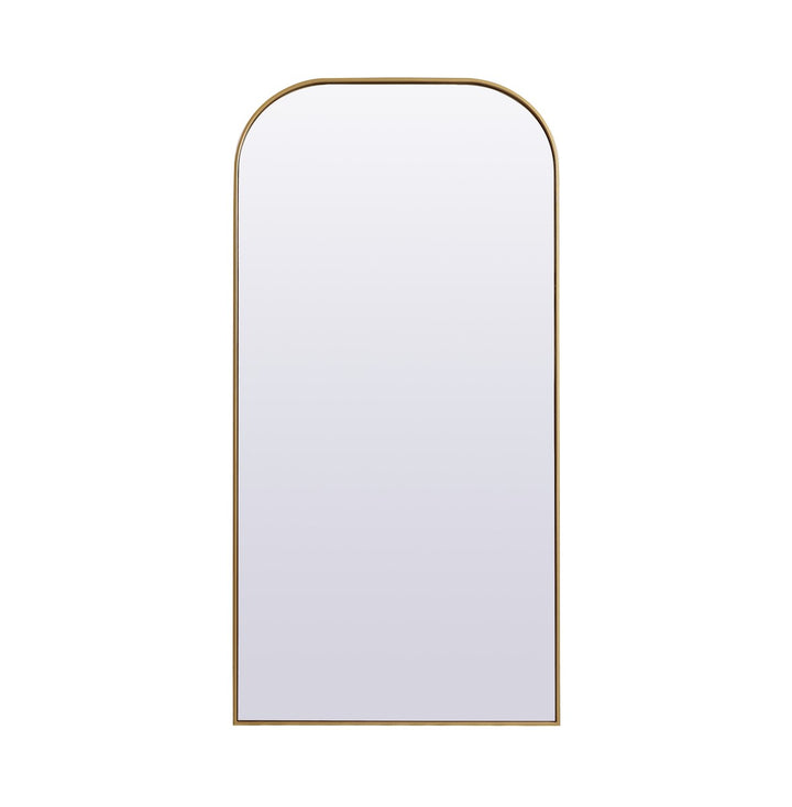 Elegant Lighting MR1B3572BRS Modern Blaire Mirror Brass