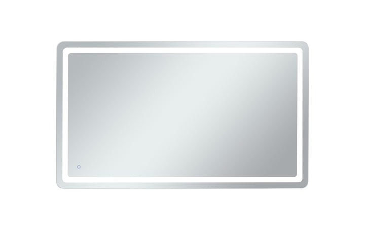 Elegant Lighting MRE34272 Modern Genesis Mirror Glossy White