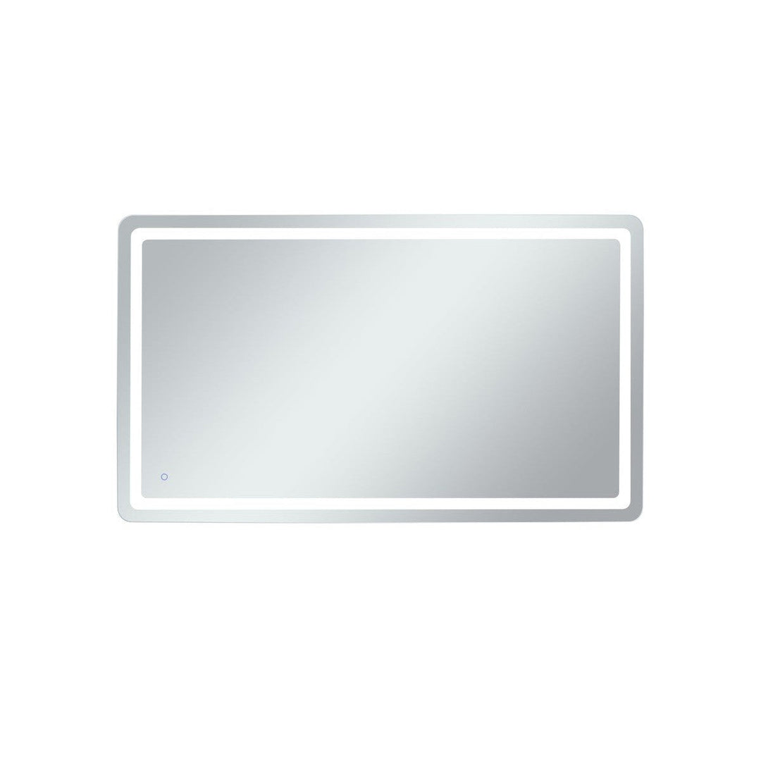 Elegant Lighting MRE34272 Modern Genesis Mirror Glossy White