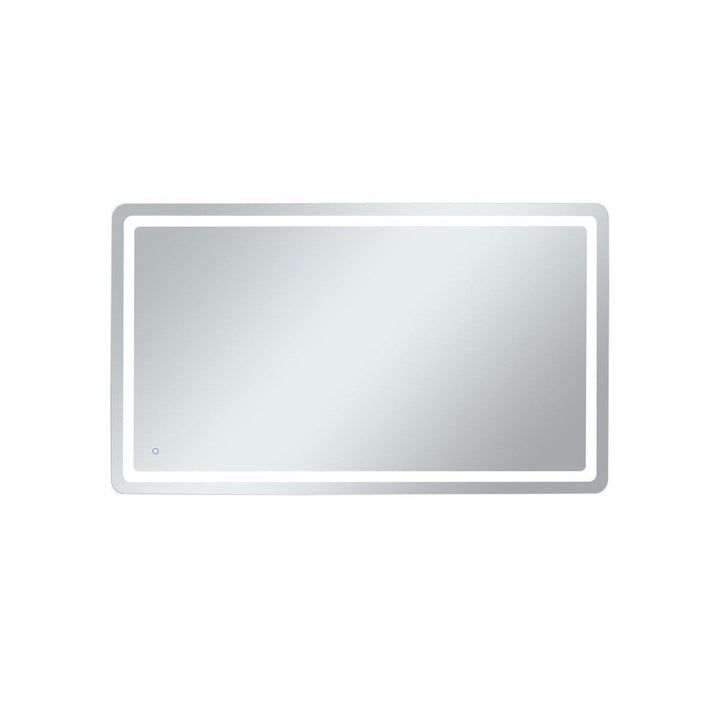 Elegant Lighting MRE34272 Modern Genesis Mirror Glossy White