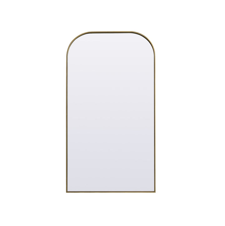 Elegant Lighting MR1FL3566BRS Modern Blaire Mirror Brass