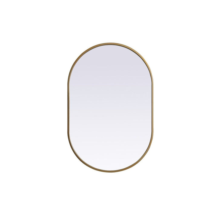 Elegant Lighting MR2A2030BRS Modern Asha Mirror Brass