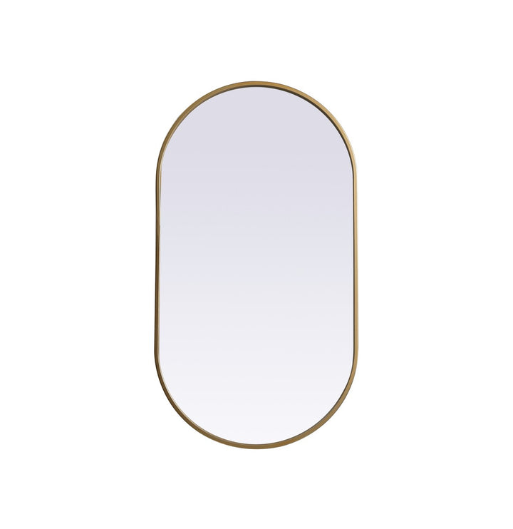 Elegant Lighting MR2A2036BRS Modern Asha Mirror Brass