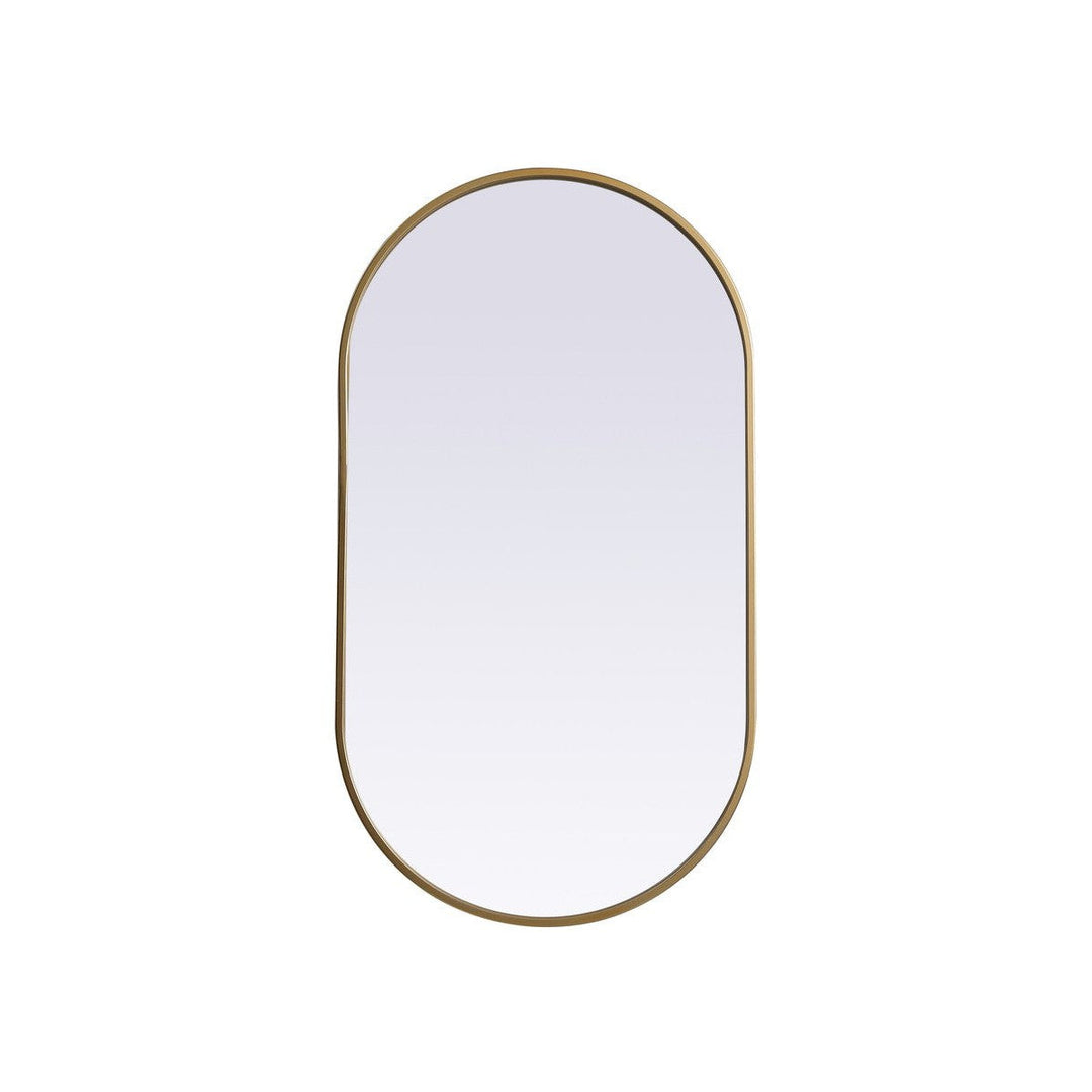 Elegant Lighting MR2A2036BRS Modern Asha Mirror Brass