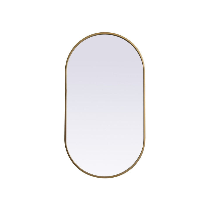 Elegant Lighting MR2A2036BRS Modern Asha Mirror Brass