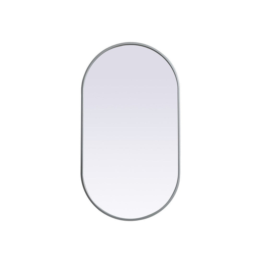 Elegant Lighting MR2A2036SIL Modern Asha Mirror Silver