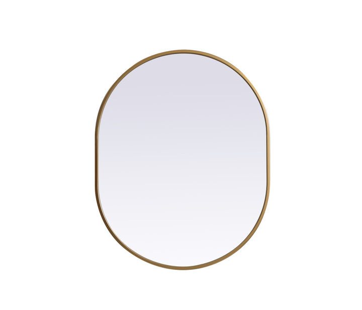 Elegant Lighting MR2A2430BRS Modern Asha Mirror Brass