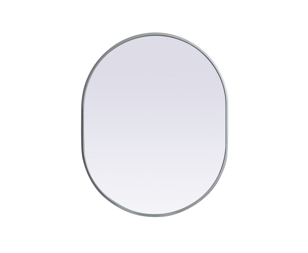 Elegant Lighting MR2A2430SIL Modern Asha Mirror Silver